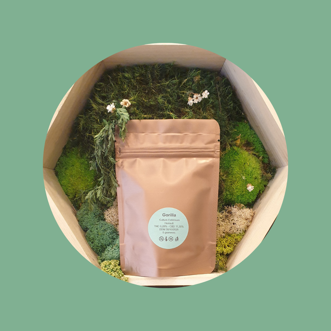 GORILLA - Fleurs cultivées en extérieur département Hérault (conditionnement en 5 grammes)
